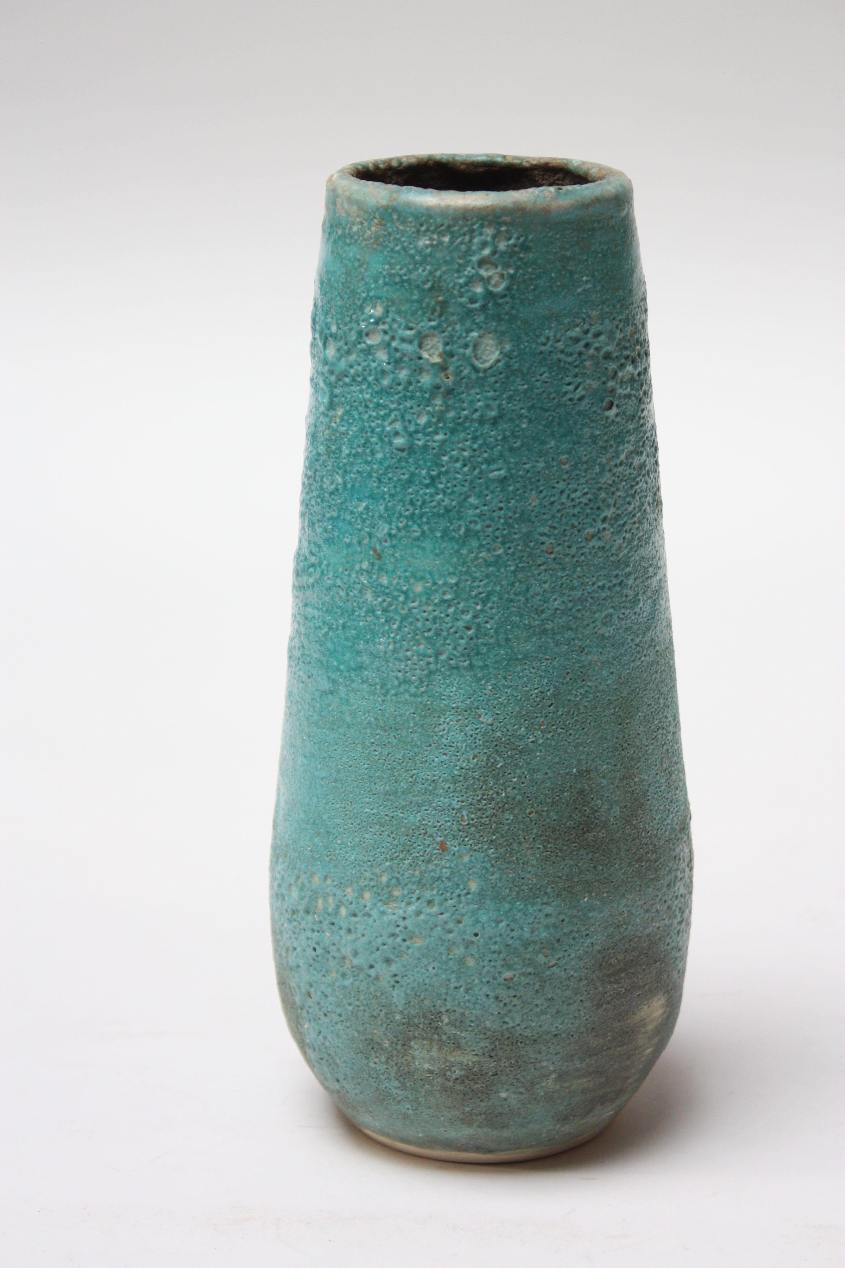 turquoise pottery vase