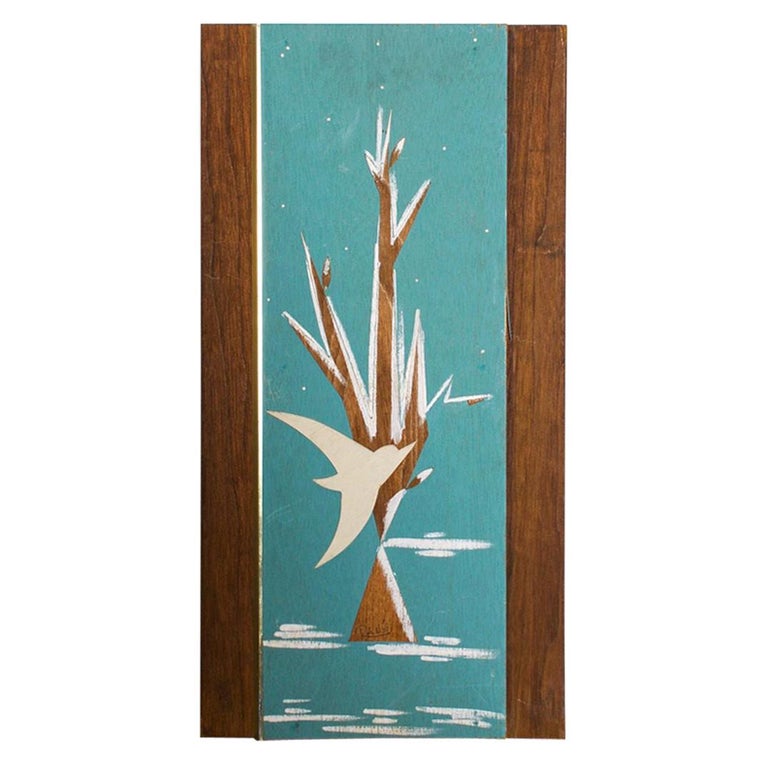 Studio Ran Su MidCentury Modern Wood Wall Art Handcrafted, Elmhurst