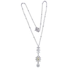 Studio Rêves Marquise and Pear Diamond Rope Necklace in 18 Karat Gold
