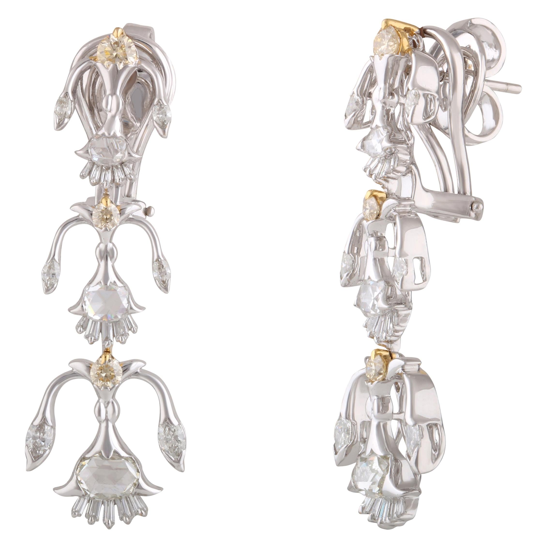 Studio Rêves 2,50 Karat Diamant Ohrringe aus 18 Karat Gold