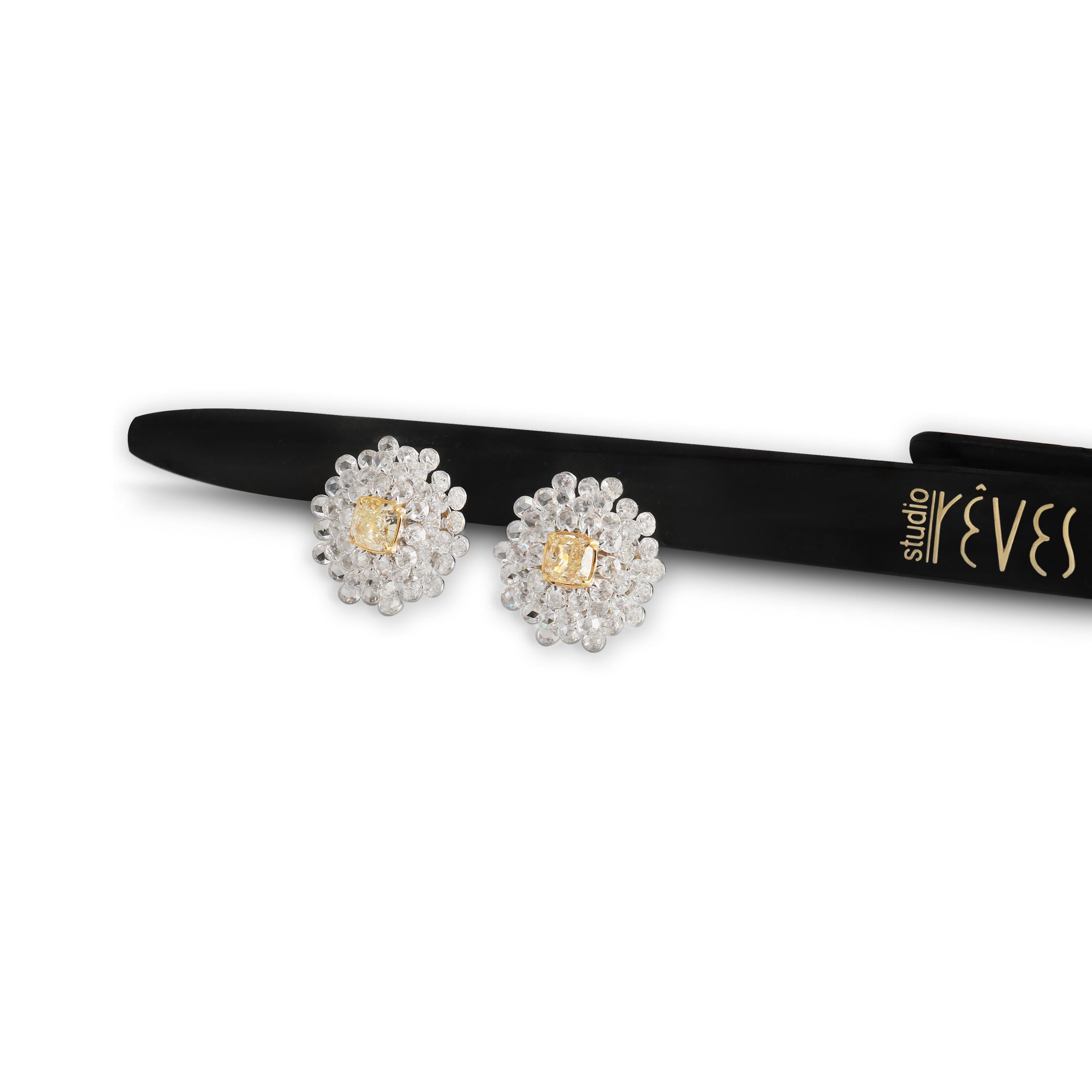 Studio Rêves, orecchini con diamanti 