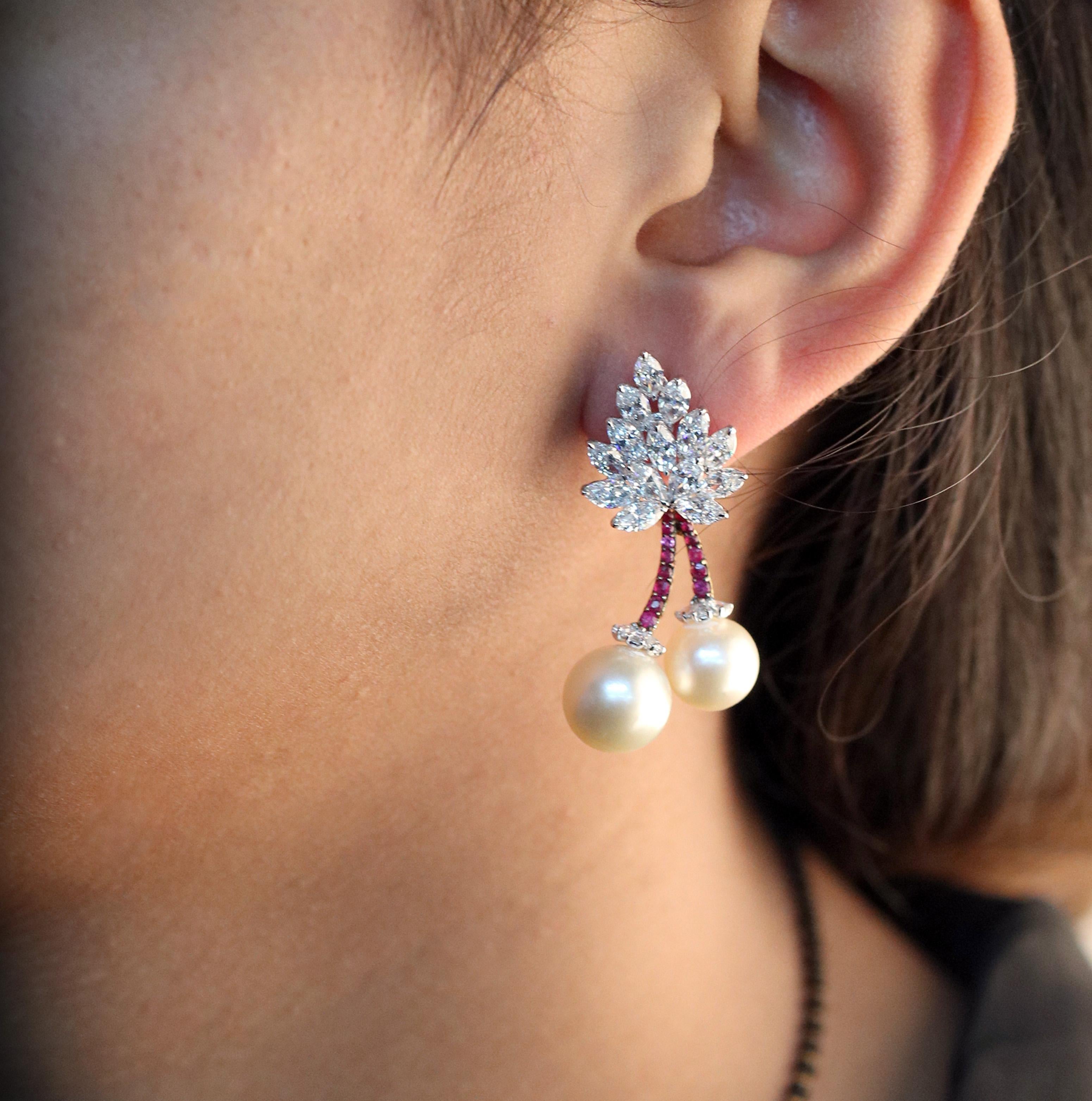 cherry blossom studio earrings