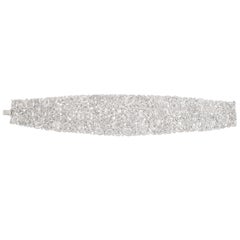 Studio Rêves Cleopatra Diamond Tennis Bracelet in 18 Karat White Gold