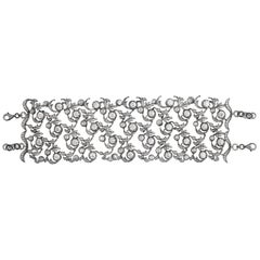Studio Rêves Eternal Vine Diamond Tennis Bracelet 18 Karat Gold
