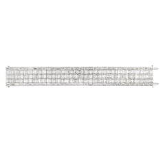Studio Rêves Illumina Grand Baguette Diamond Bracelet in 18K White Gold