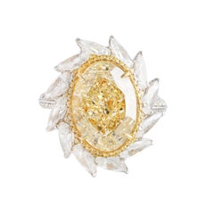 Anillo «Yellow Diamond» de Studio Rêves Imperial Soleil en oro de 18 quilates