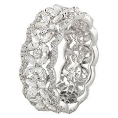 Studio Rêves Marquise Diamond Band in 18 Karat Gold