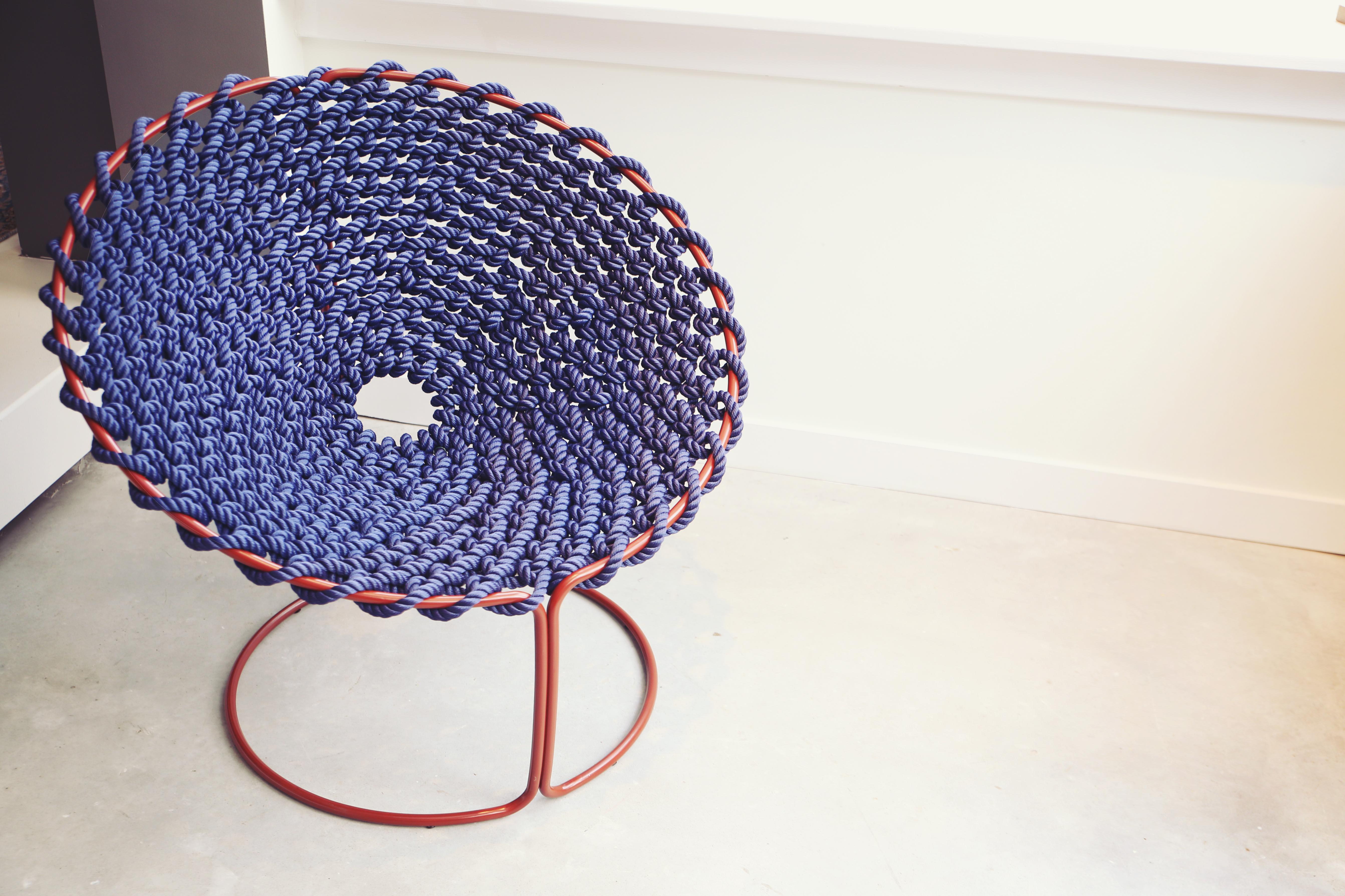 Femme chair blue - Mixed Media Art by Studio Rik ten Velden