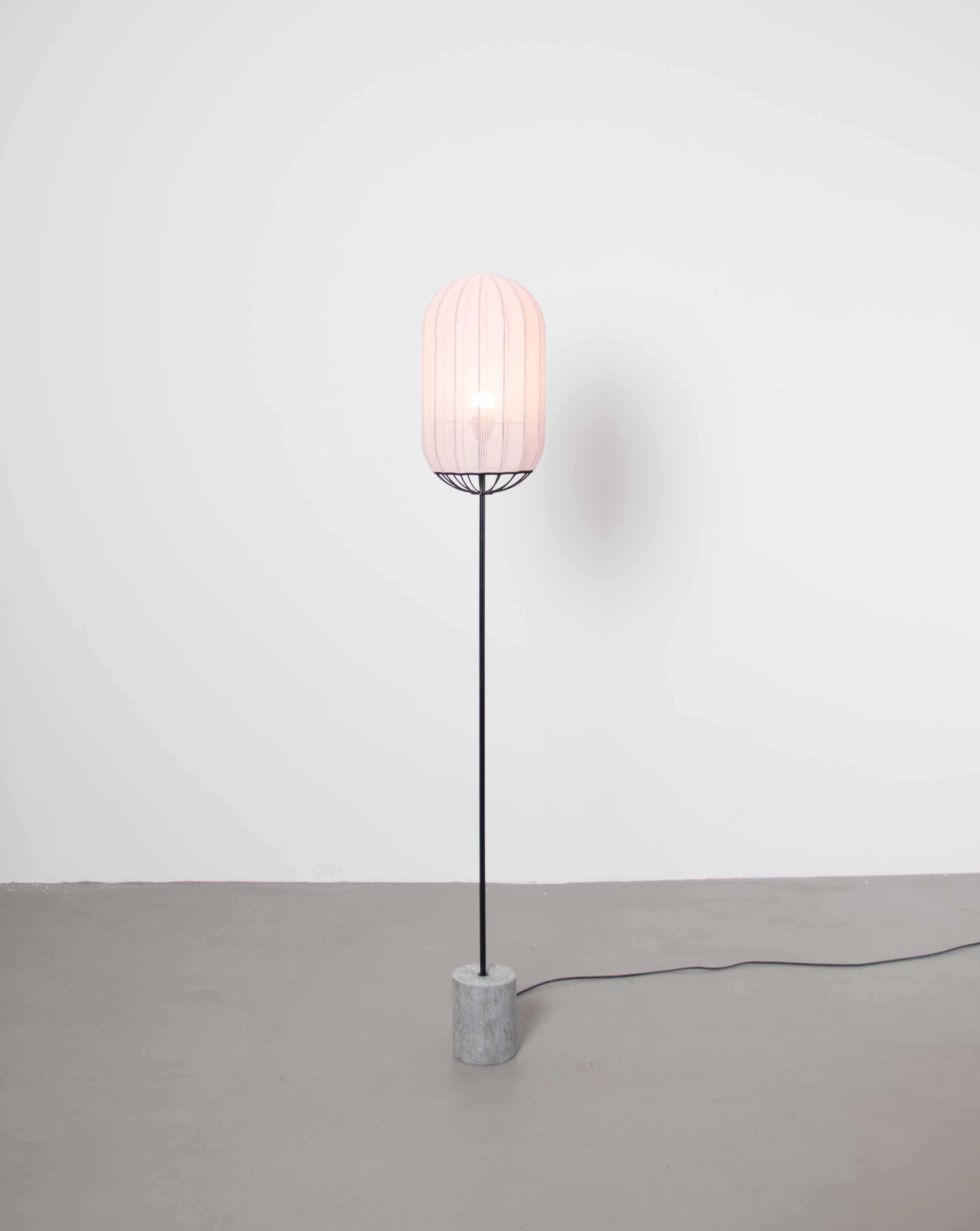 Urchin Floor Lamp Nr 1 - Pink - Mixed Media Art by Studio Rik ten Velden