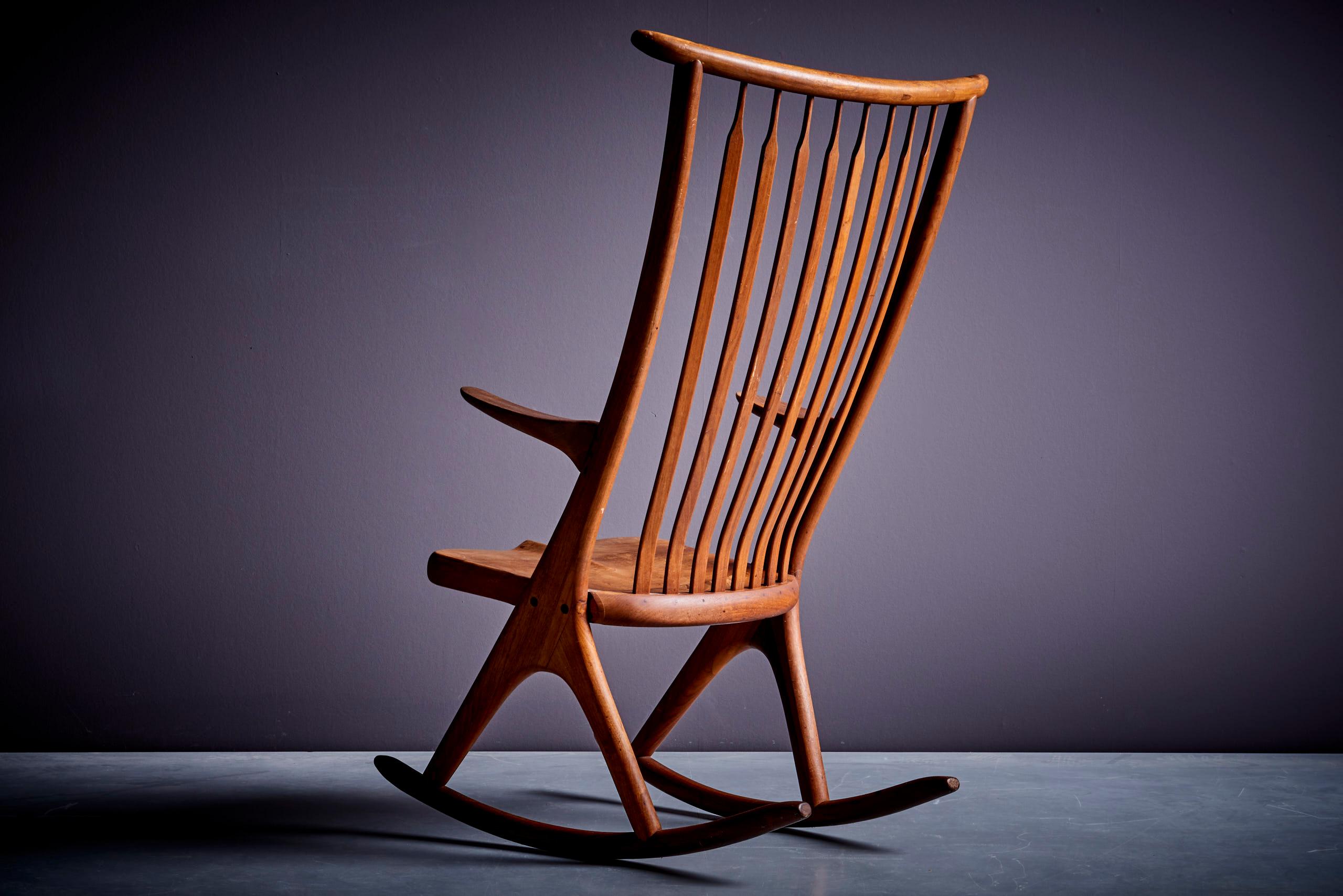 Studio Rocking Chair by Richard Harrison, US, 1960s For Sale 1