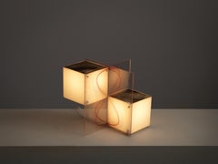 Studio Salvatori für Sormani, Tischlampe aus Plexiglas