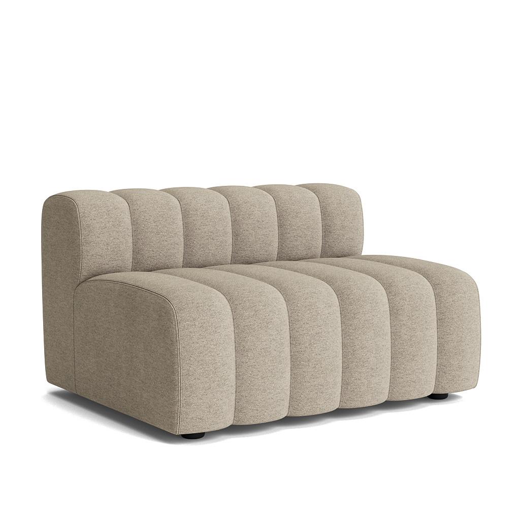 Studio Setup 3 Sofa by NORR11
Dimensions: D 96 x W 300 x H 70 cm. SH 47 cm. 
Materials: Foam, wood and upholstery.
Upholstery: Barnum Boucle Color 3.

Available in different upholstery options. Prices may vary. A plywood structure with elastic belts