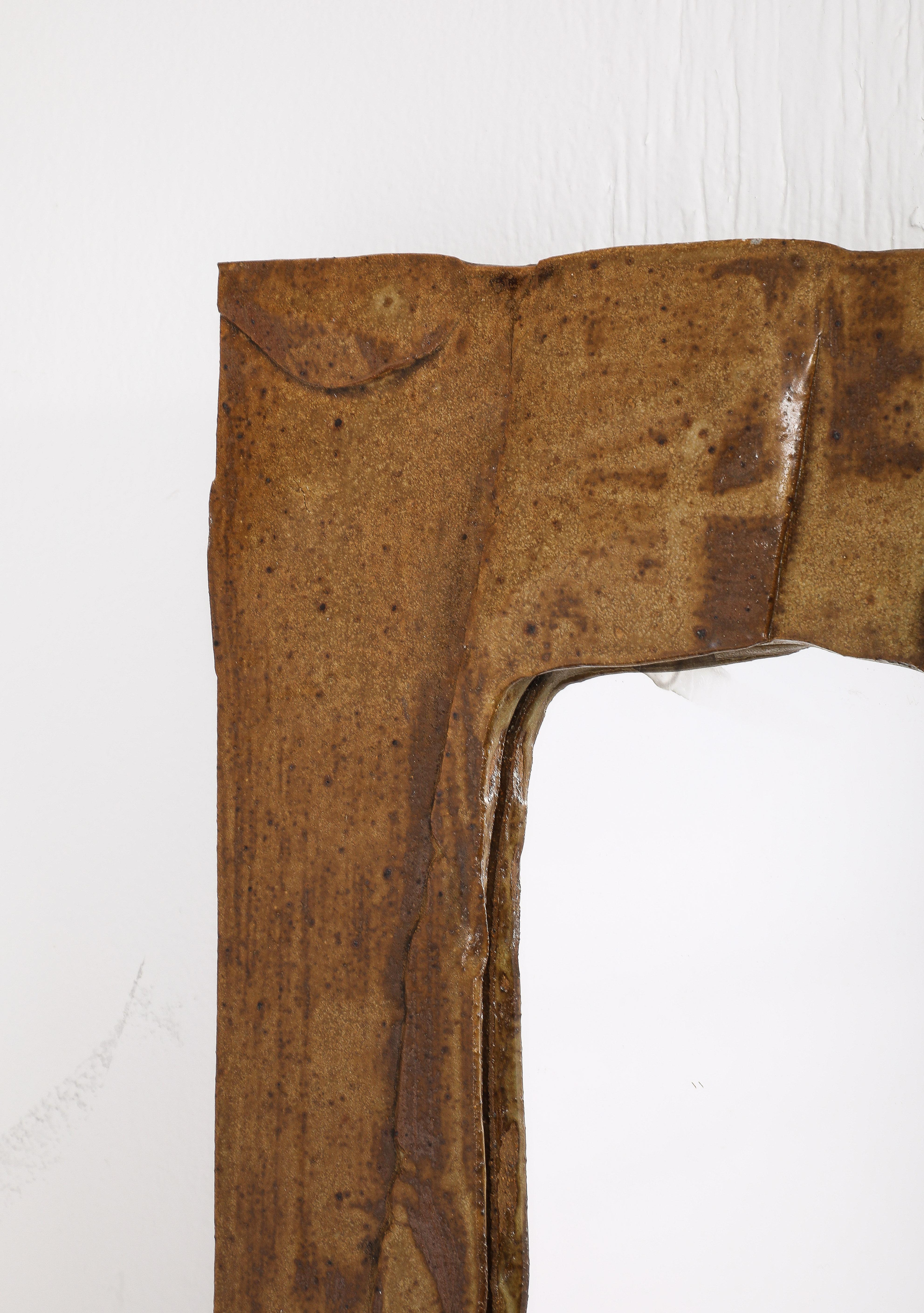 Miroir en céramique de Studio A, États-Unis, années 1950 en vente 2