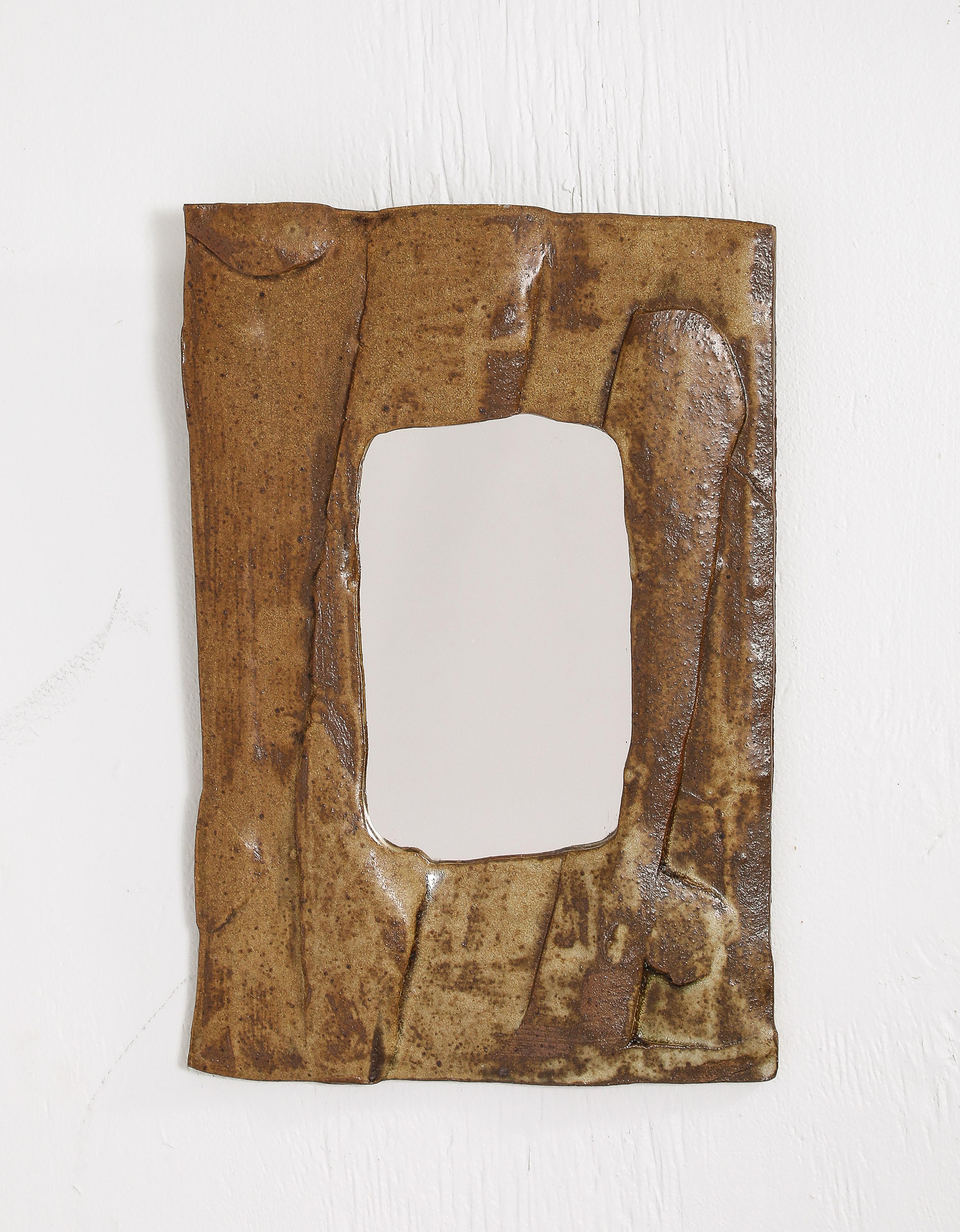 Miroir en céramique de Studio A, États-Unis, années 1950 Bon état - En vente à New York, NY