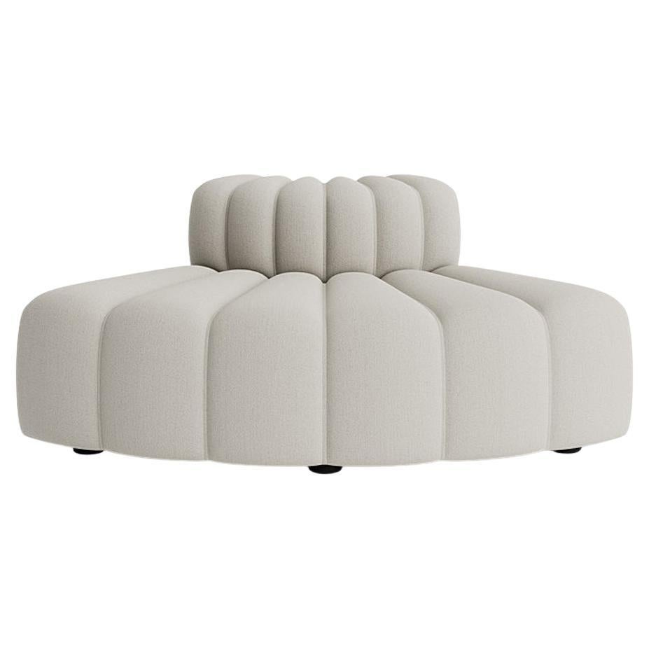 'Studio' Sofa by Norr11, Curve Module, Whisper (Outdoor)