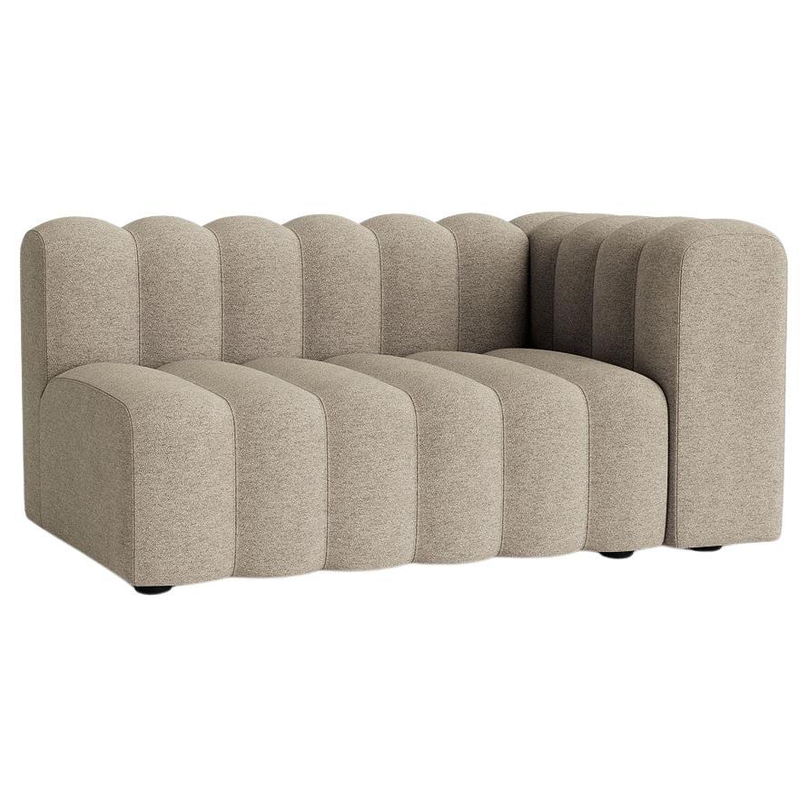 'Studio' Sofa by Norr11, Large Armrest Module, Beige For Sale