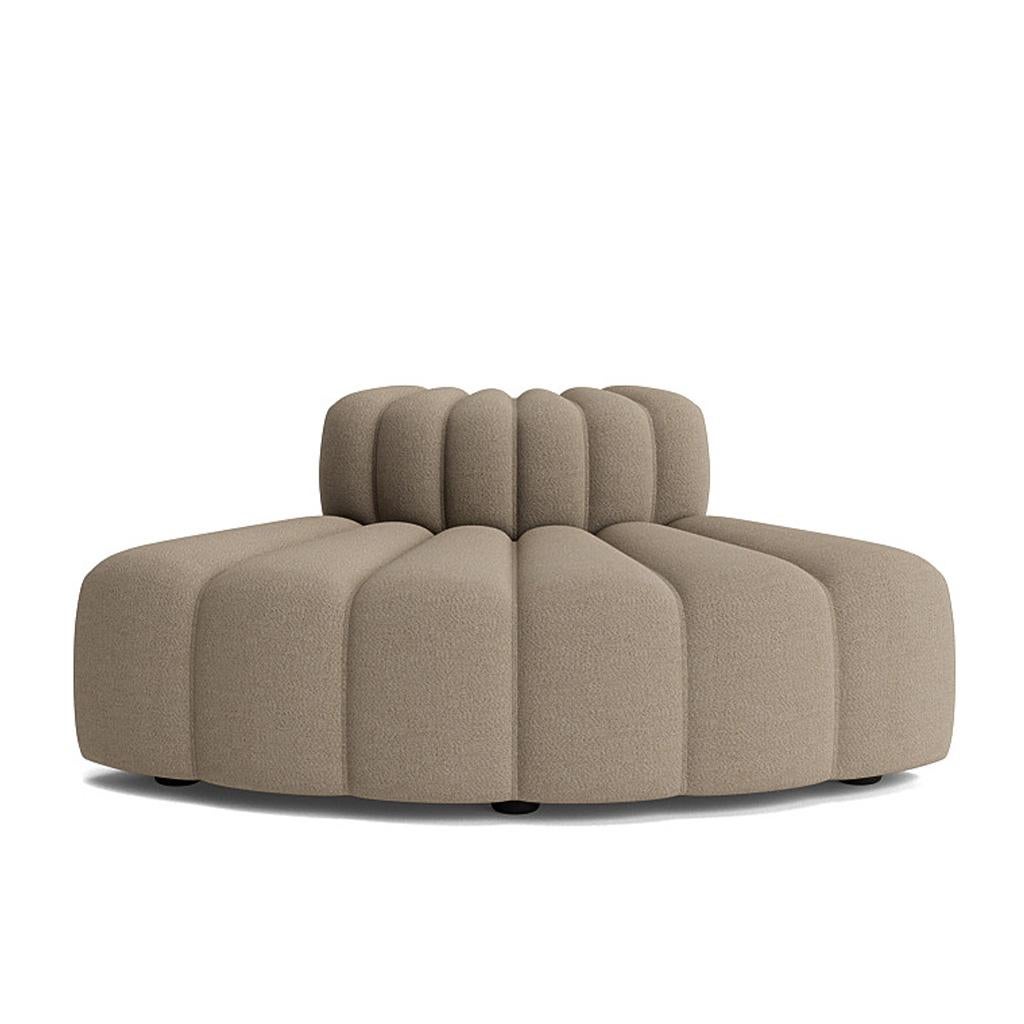 'Studio' Sofa by Norr11, Modular Sofa, Curve Module, Coconut (Outdoor) For Sale 3
