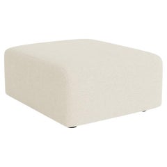 'Studio' Sofa by Norr11, Modular Sofa, Ottoman Classic, White