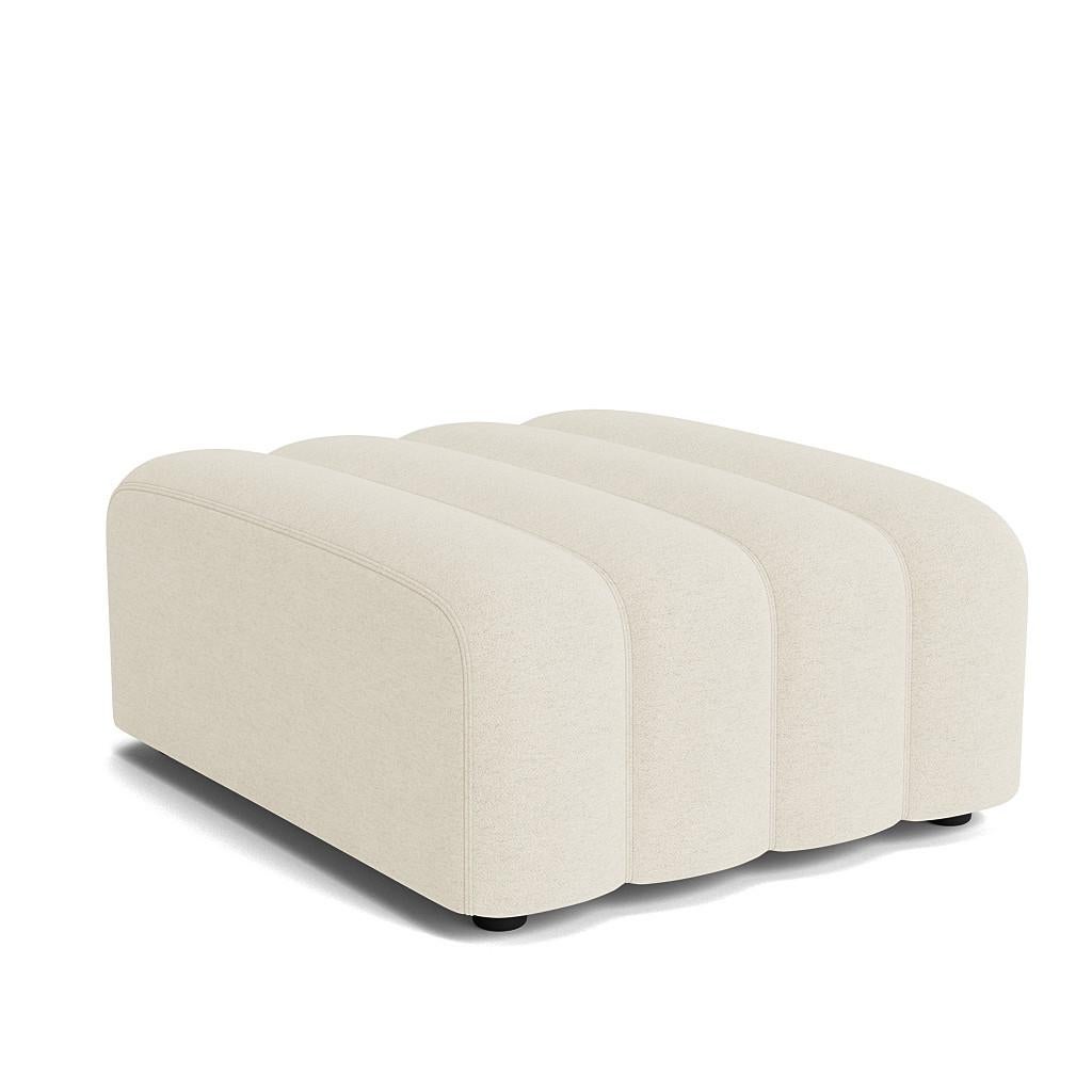 Danish 'Studio' Sofa by Norr11, Modular Sofa, Ottoman, White For Sale