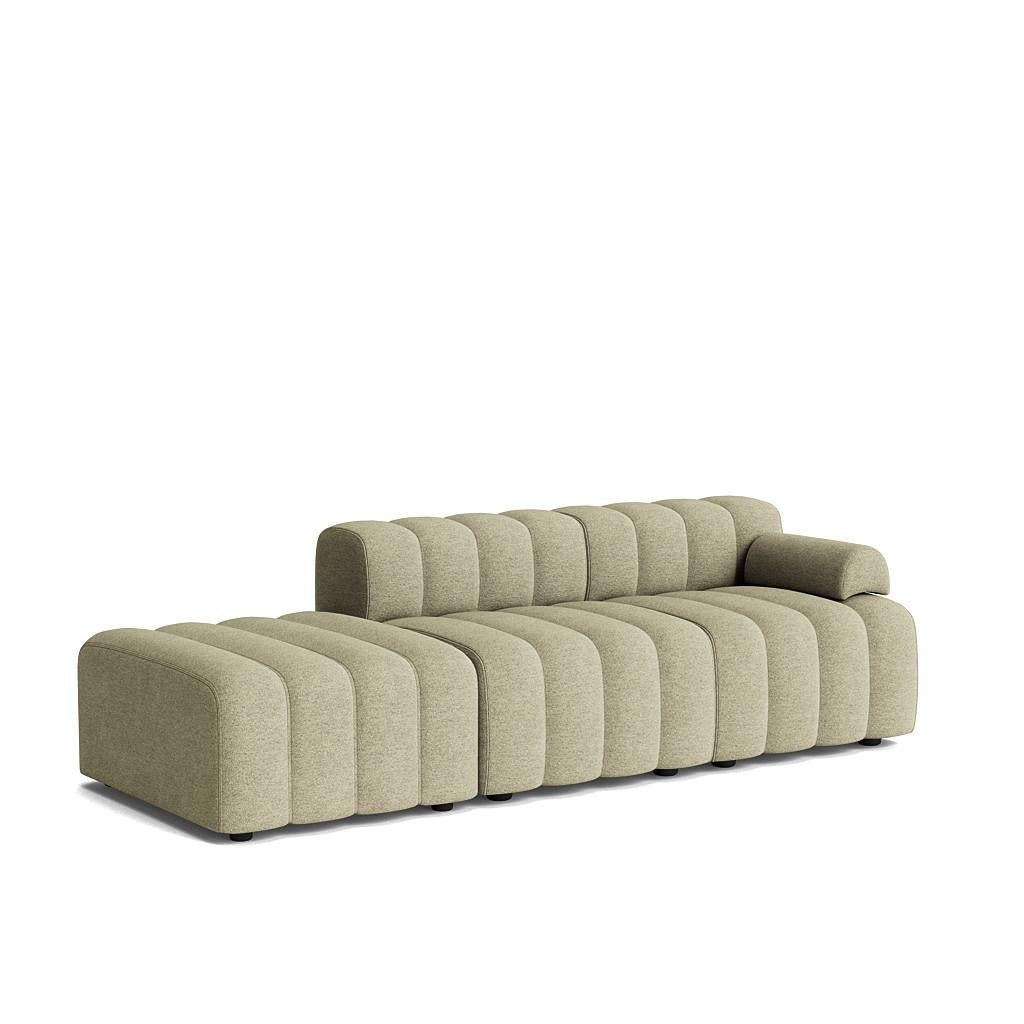 Contemporary 'Studio' Sofa by Norr11, Modular Sofa, Setup 1, Green For Sale