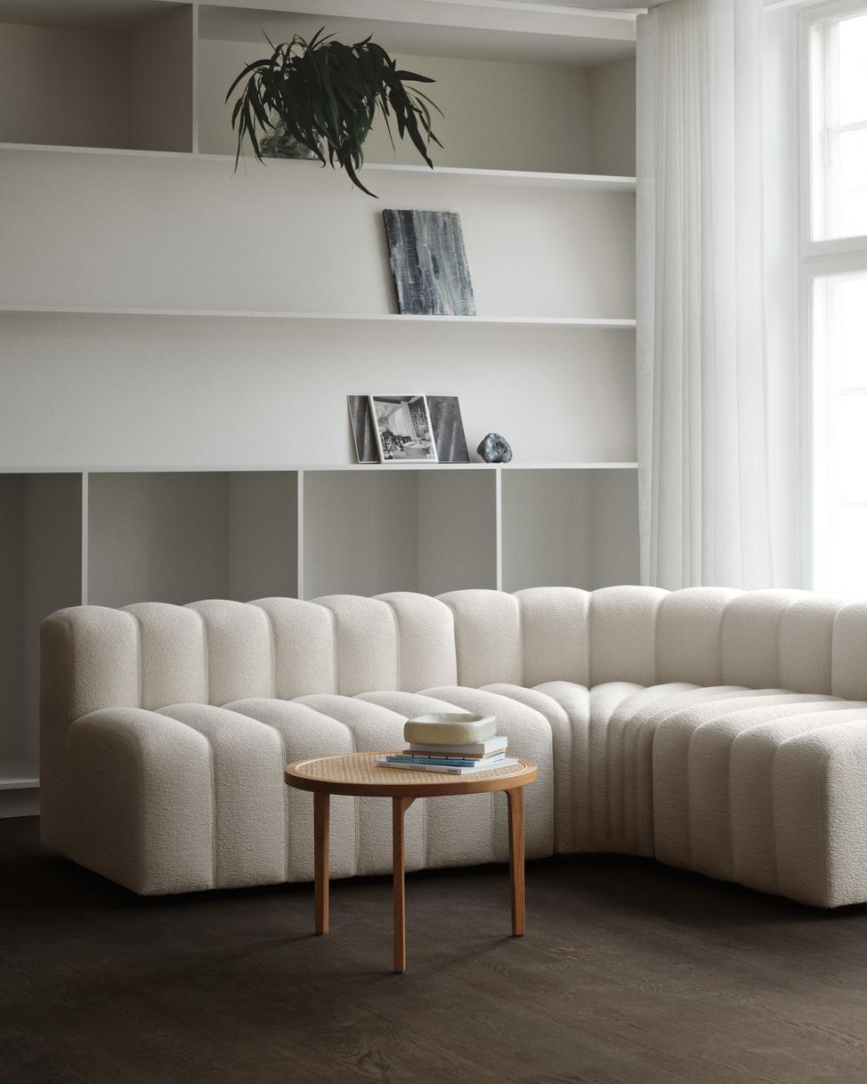 Danish 'Studio' Sofa by Norr11, Modular Sofa, Setup 1, Savane Coconut (Outdoor) For Sale