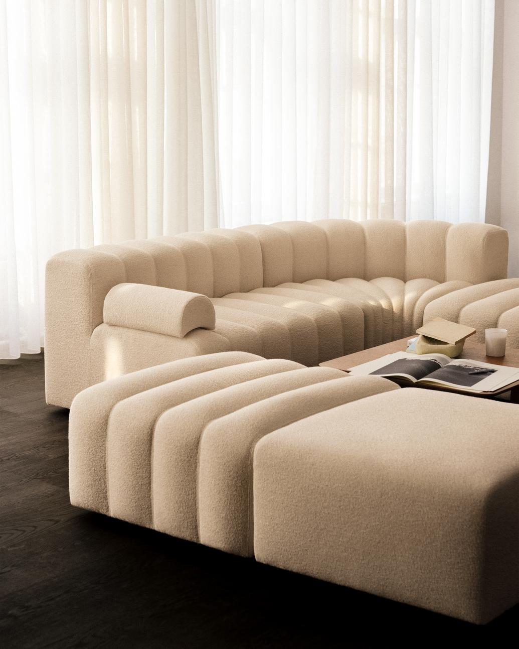 'Studio' Sofa by Norr11, Modular Sofa, Setup 12, White For Sale 5