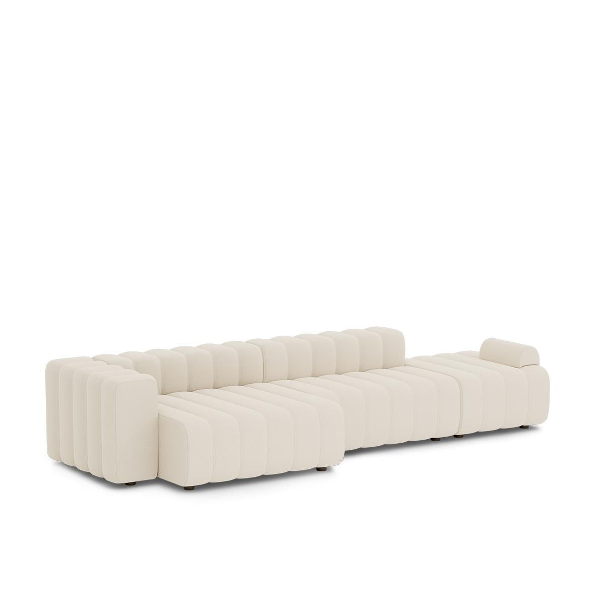 Scandinavian Modern 'Studio' Sofa by Norr11, Modular Sofa, Setup 12, White For Sale