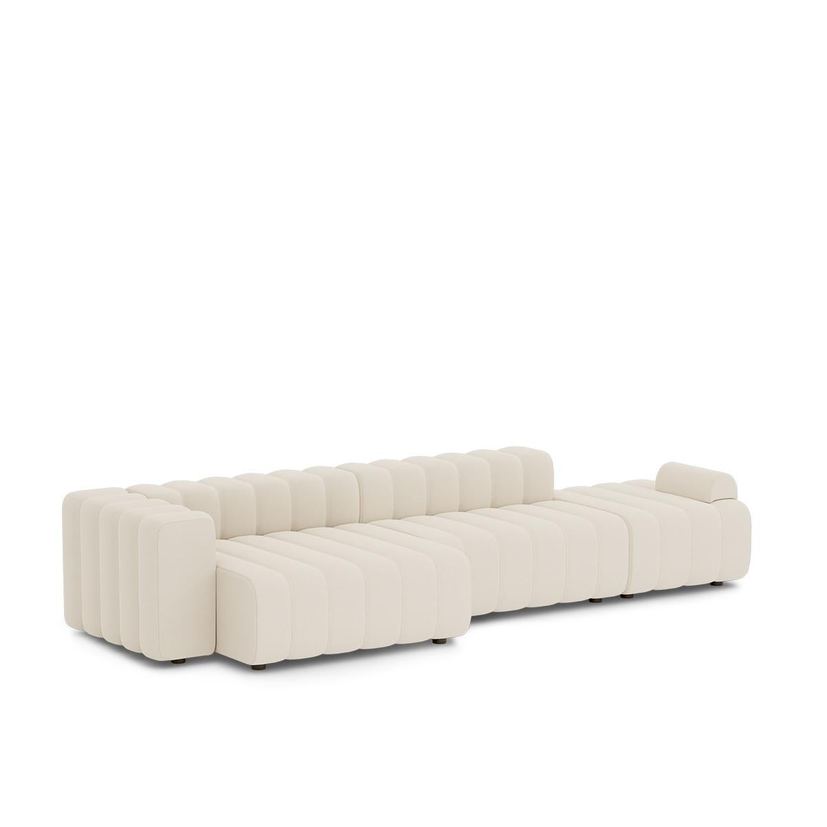 Scandinavo moderno Divano Studio A di Norr11, Divano modulare, Setup 12, Whiting in vendita