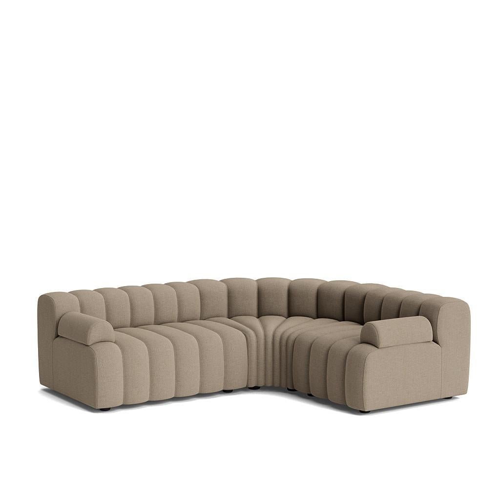 Organic Modern 'Studio' Sofa by Norr11, Modular Sofa, Setup 4, Coconut (Outdoor) For Sale