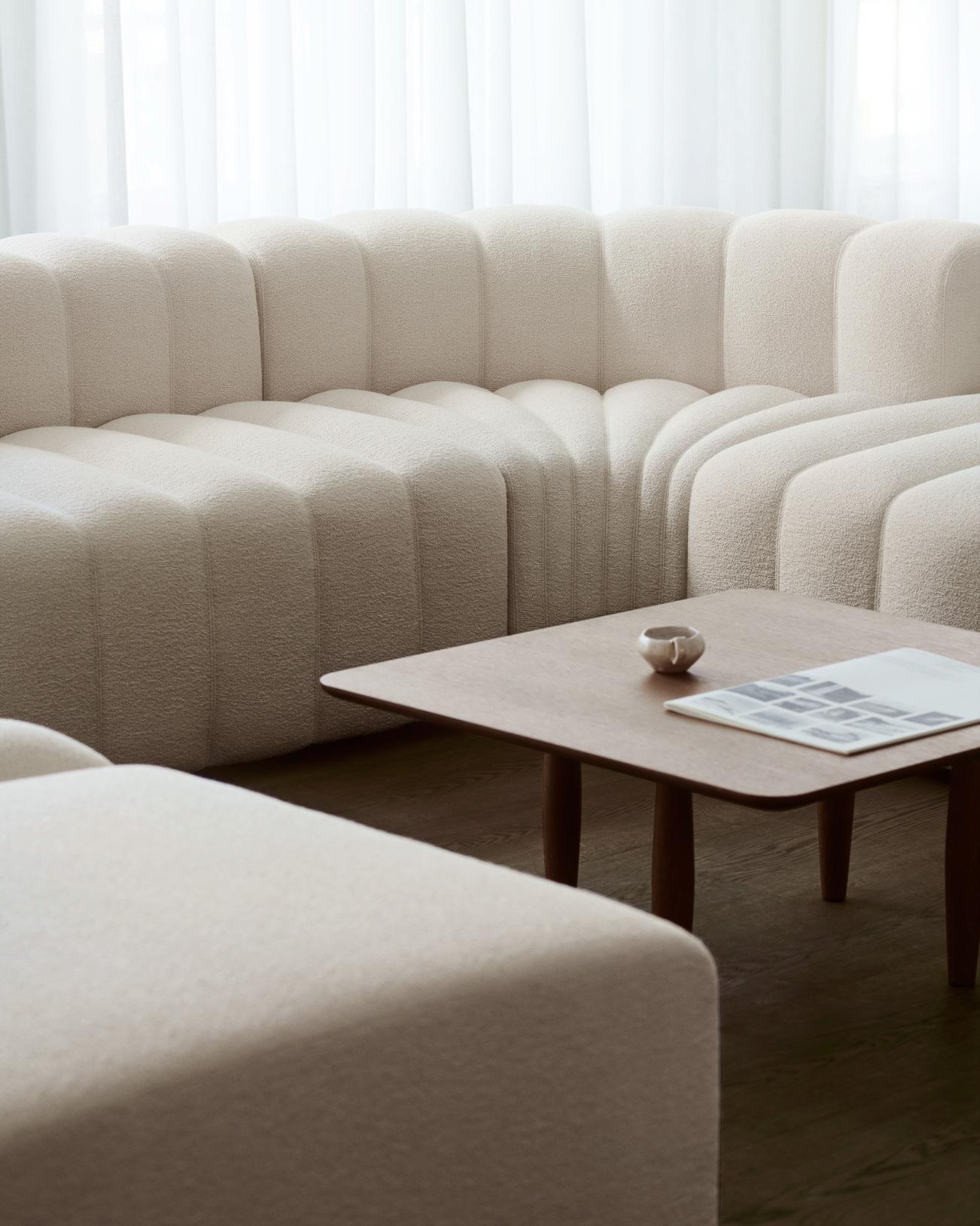 Modulares Sofa „Studio“ von Norr11, 4er-Set, Kokosnussholz (Outdoor) (21. Jahrhundert und zeitgenössisch) im Angebot