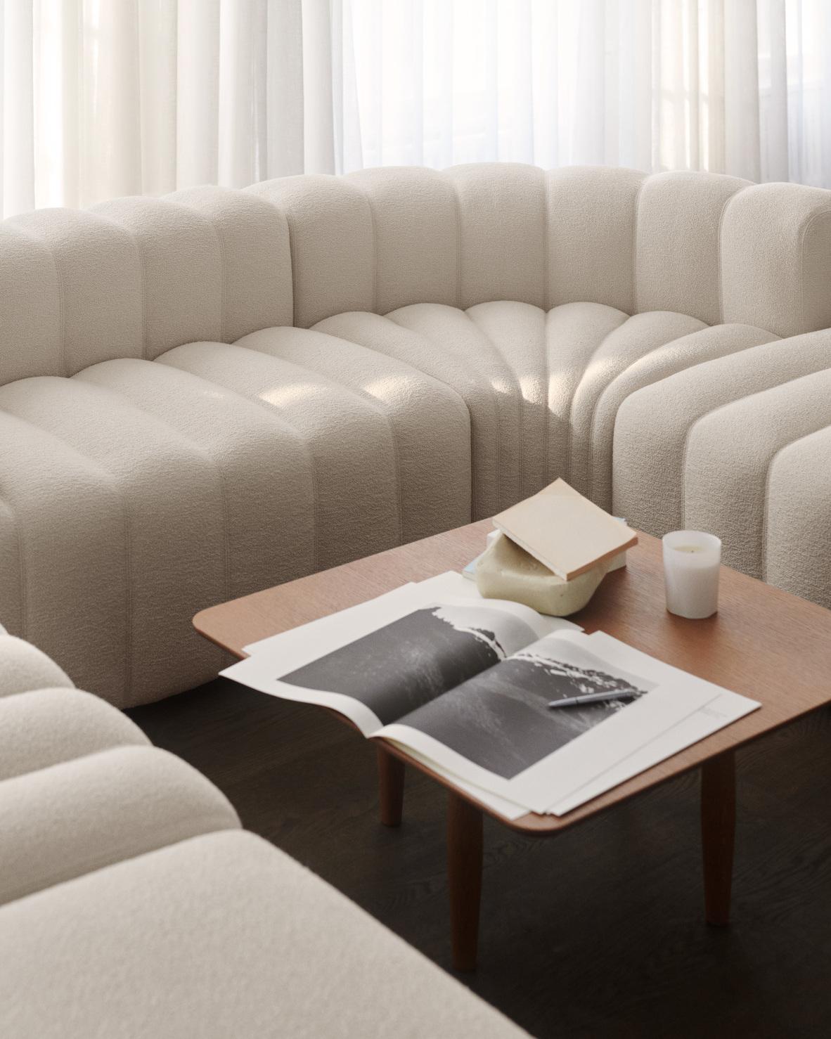 Modulares Sofa „Studio“ von Norr11, 4er-Set, Kokosnussholz (Outdoor) im Angebot 2