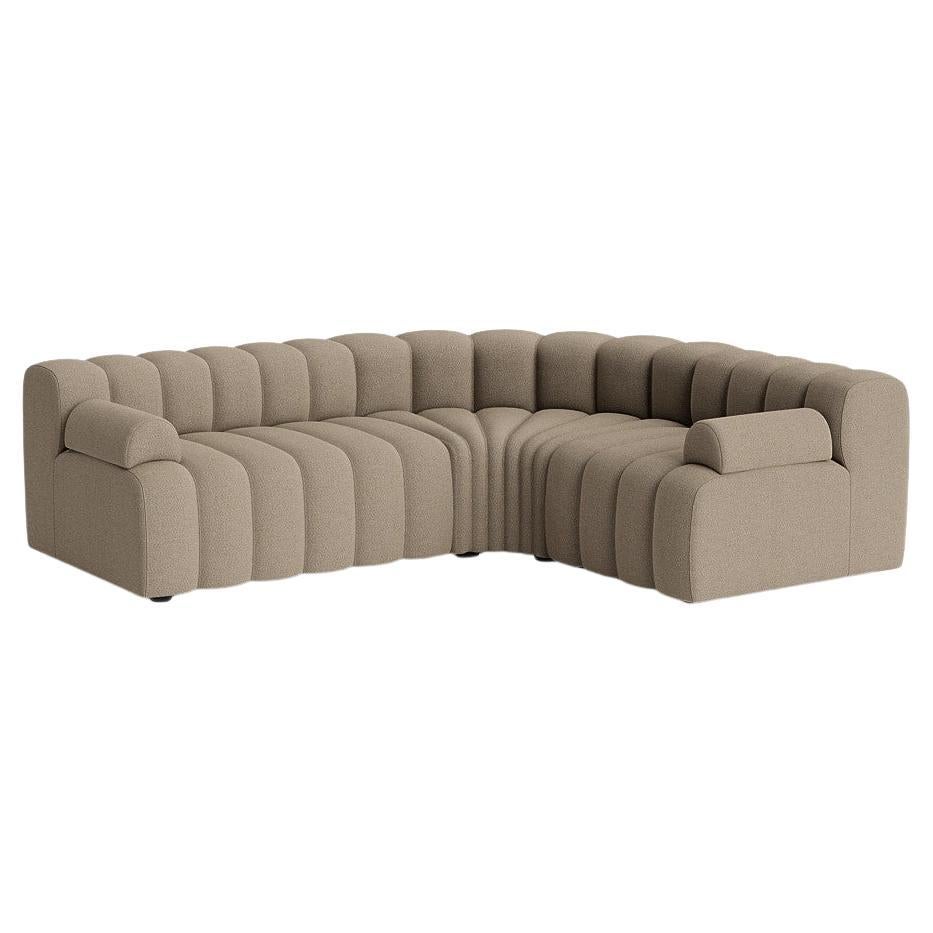 'Studio' Sofa by Norr11, Modular Sofa, Setup 4, Coconut (Outdoor) For Sale