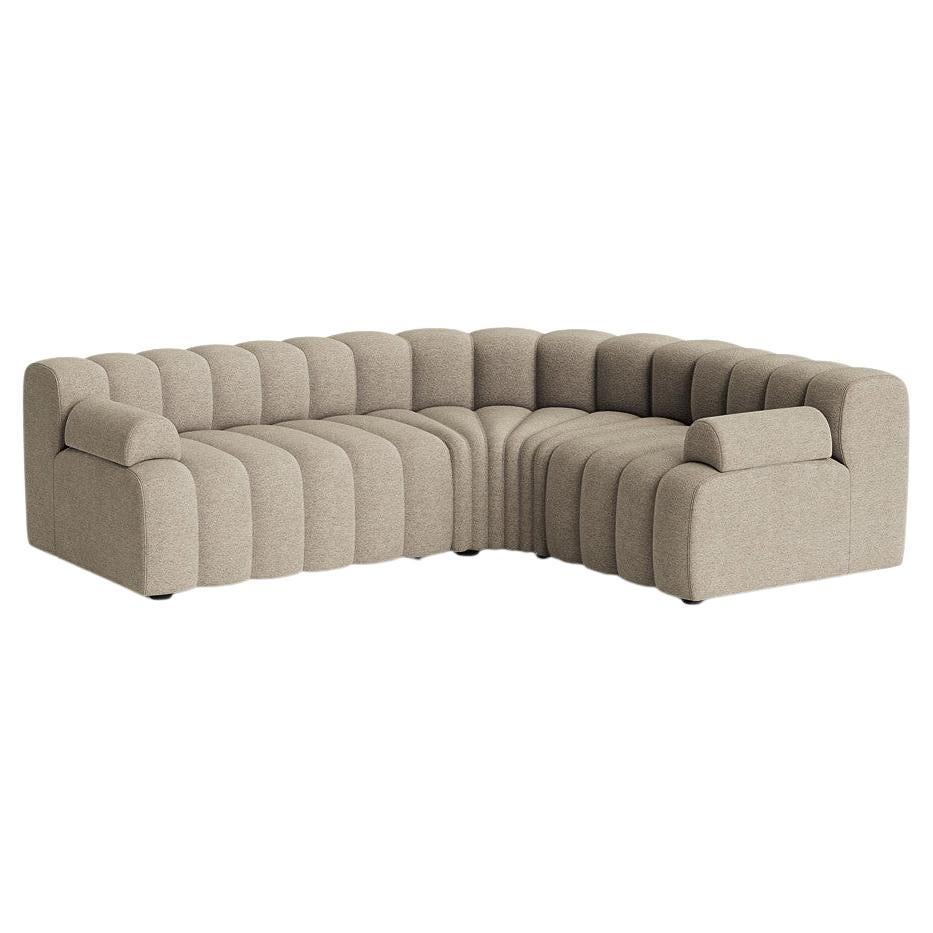 'Studio' Sofa by Norr11, Modular Sofa, Setup 4, Grey For Sale