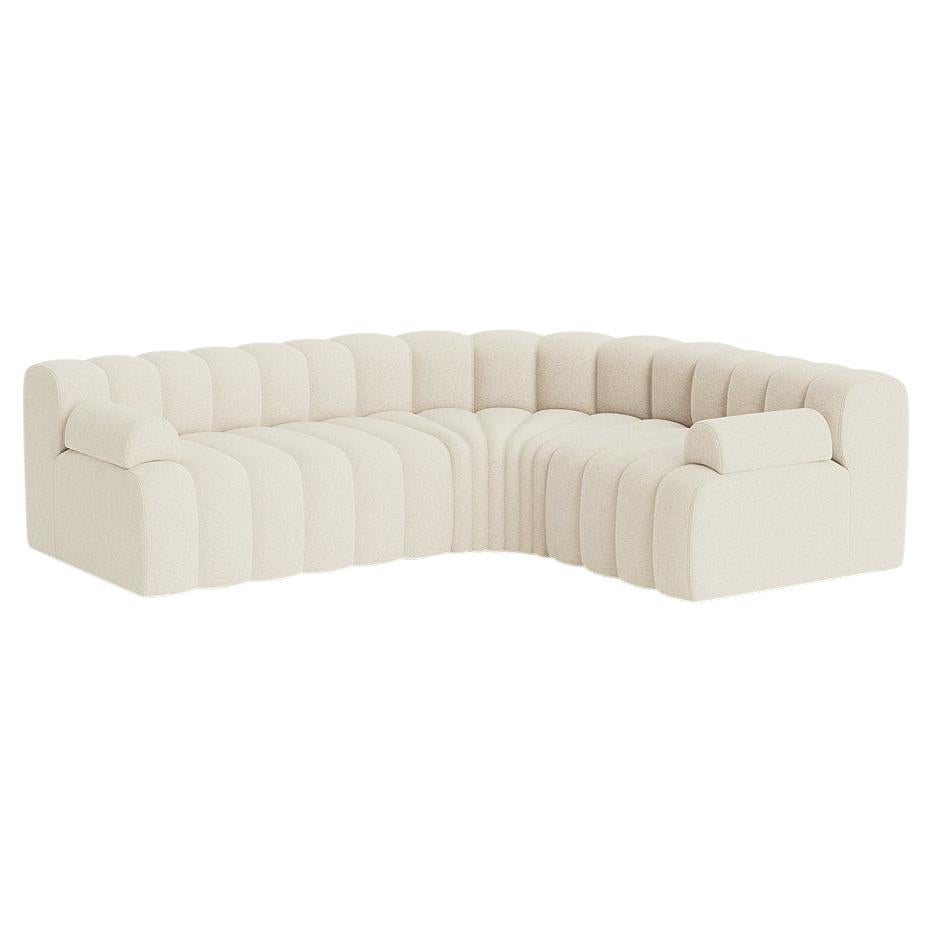 'Studio' Sofa by Norr11, Modular Sofa, Setup 4, White For Sale