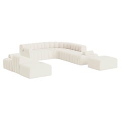 Divano 'Studio' di Norr11, Divano modulare, Setup 5, Grigio