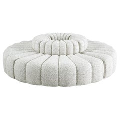 Divano 'Studio' di Norr11, Divano modulare, Setup 7, Barnum Bouclé 24