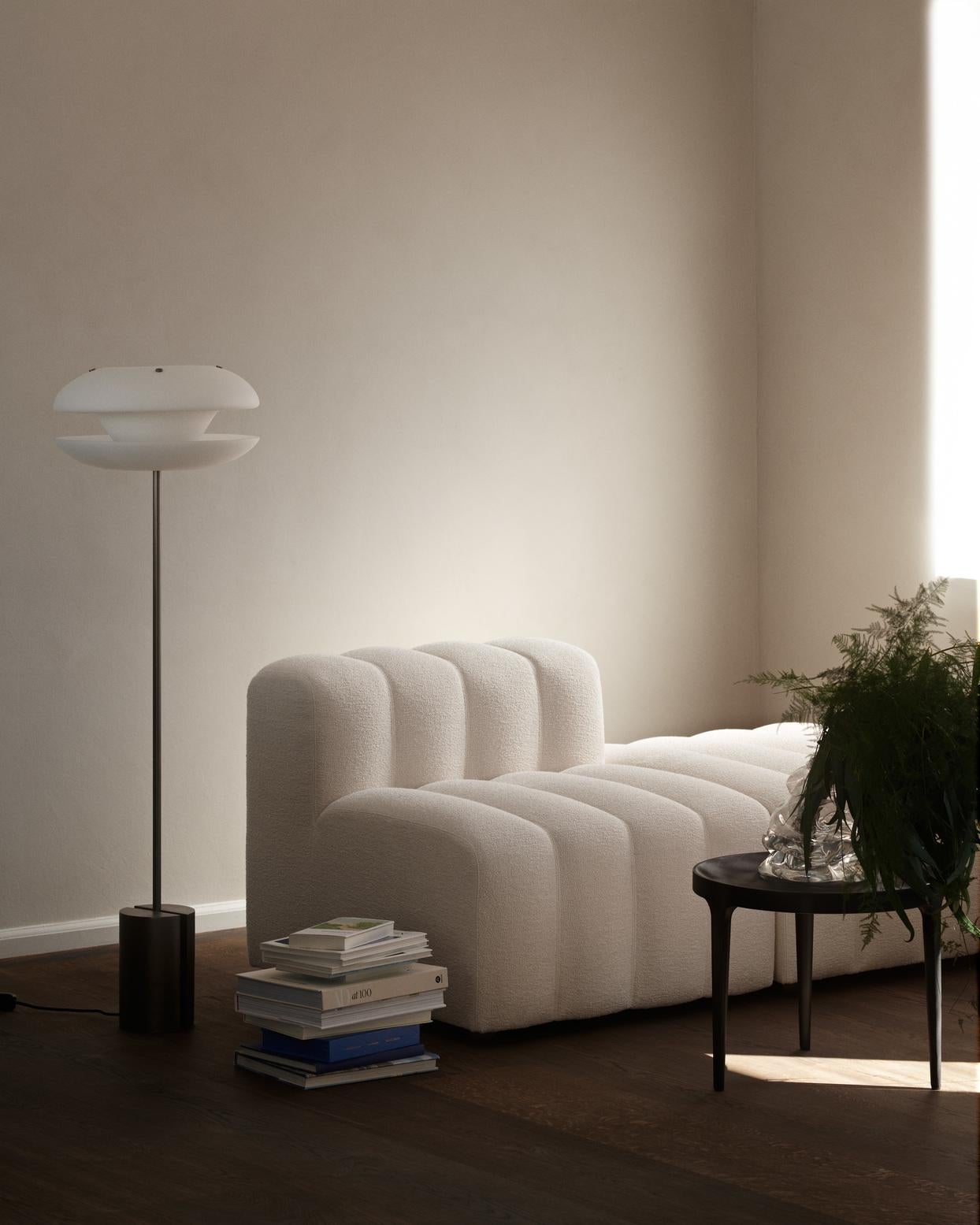 'Studio' Sofa by Norr11, Lounge Large Armrest Short Module, Beige For Sale 4