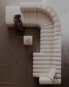 Divano 'Studio' di Norr11, Modulo Lounge con braccioli grandi e corti, Greene & Greene