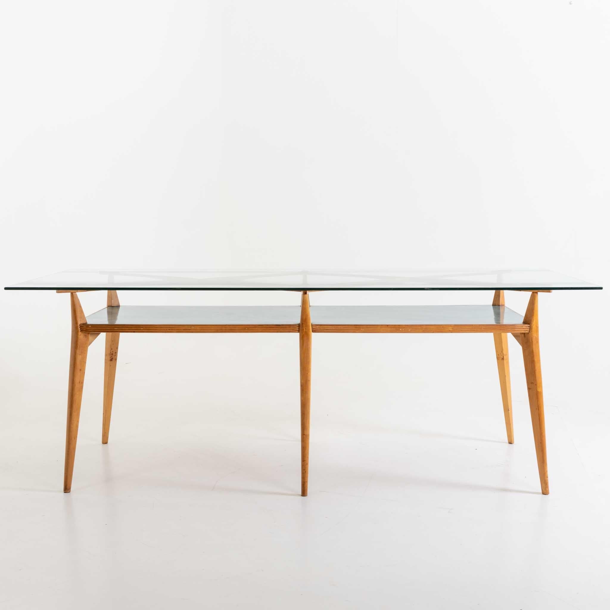 Studio-Tisch, entworfen von Vittorio Armellini, Italien, Mitte des 20. Jahrhunderts im Angebot 4