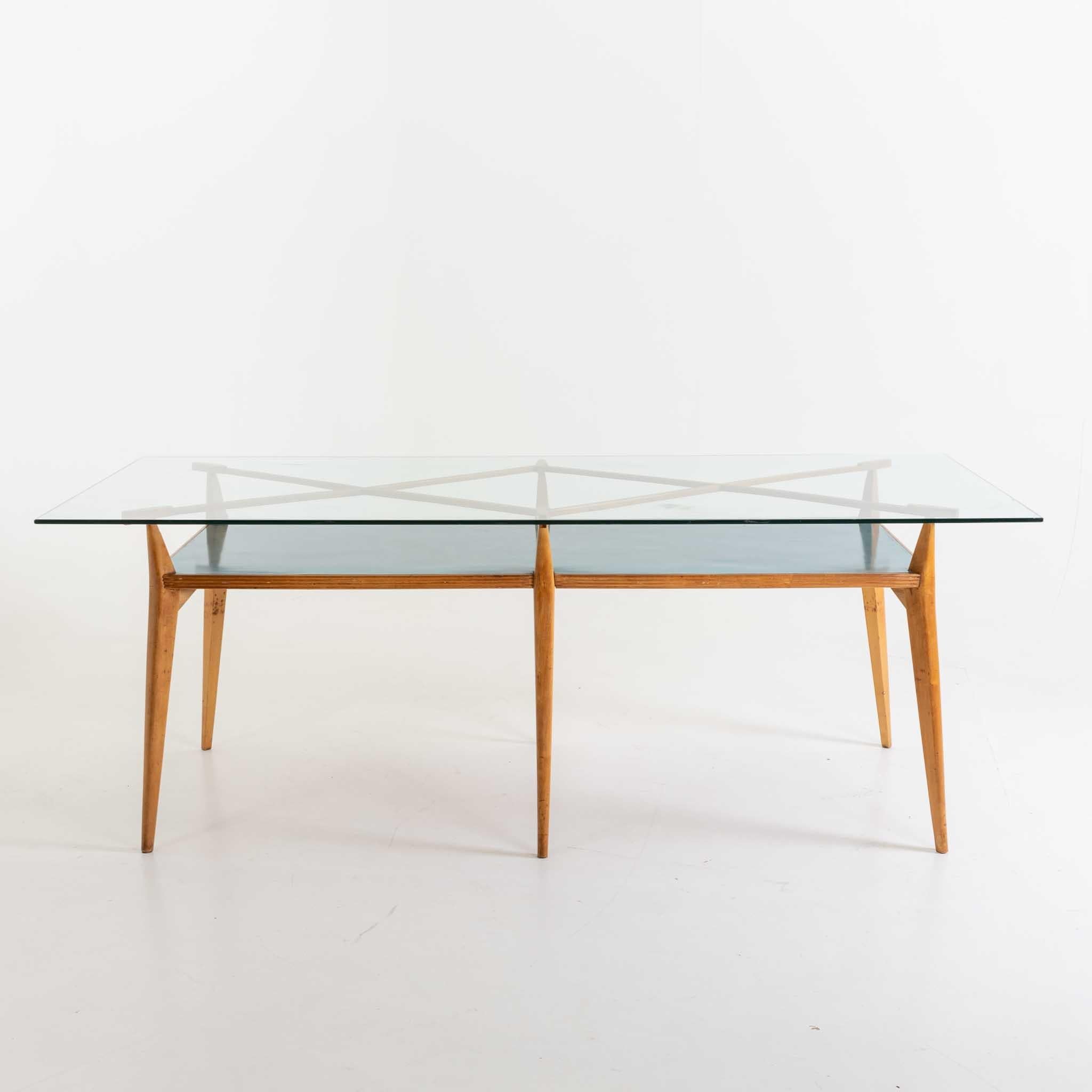 Studio-Tisch, entworfen von Vittorio Armellini, Italien, Mitte des 20. Jahrhunderts im Angebot 5