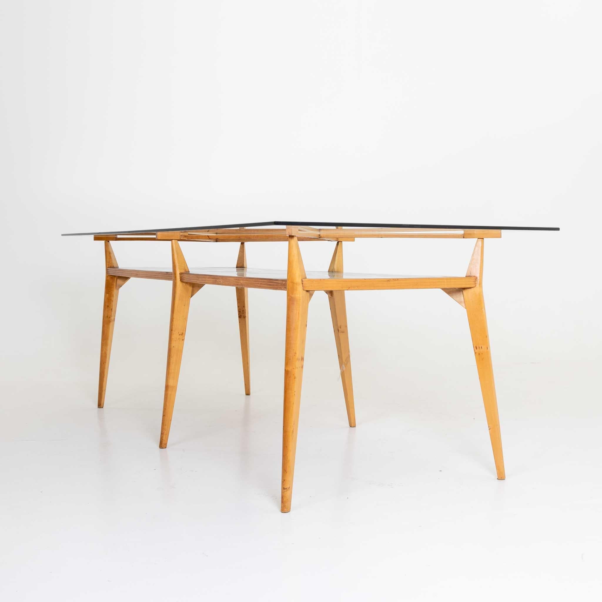 Studio Table, designed by Vittorio Armellini, Italy Mid-20th Century In Good Condition For Sale In Greding, DE