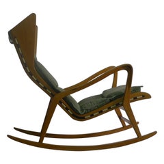 Studio Technica Cassina:: fauteuil à bascule modèle 572:: vers 1955