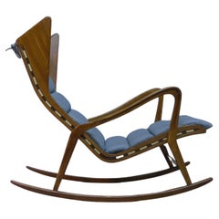 Studio Tecnica Cassina, Italy, circa 1950, Model 572 Rocking Chair