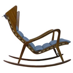 Studio Tecnica Cassina, Italy, circa 1950, Model 572 Rocking Chair