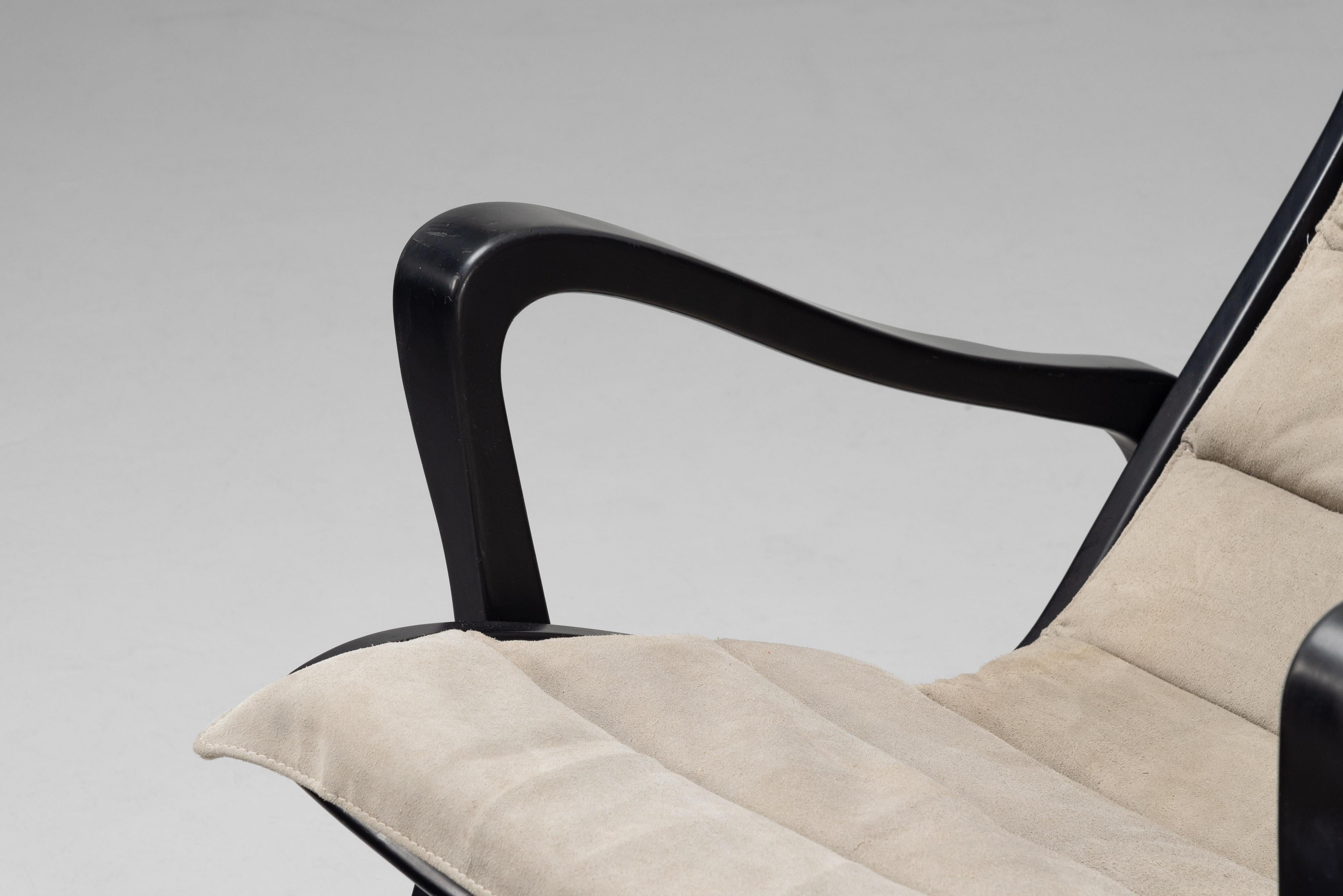Studio Tecnico Cassina Schaukelstuhl hergestellt in Italien 1955 im Angebot 2