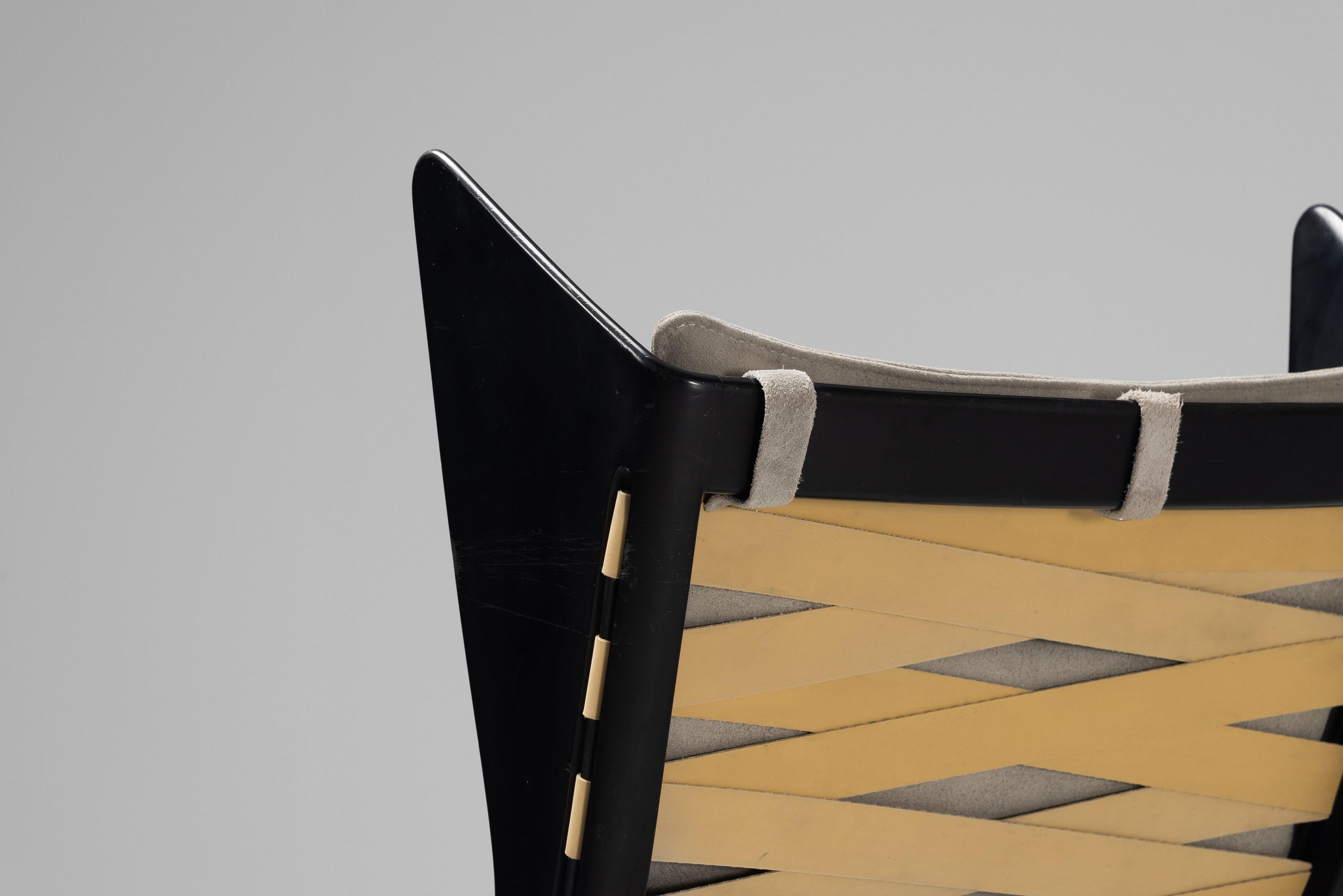 Studio Tecnico Cassina Schaukelstuhl hergestellt in Italien 1955 im Angebot 10