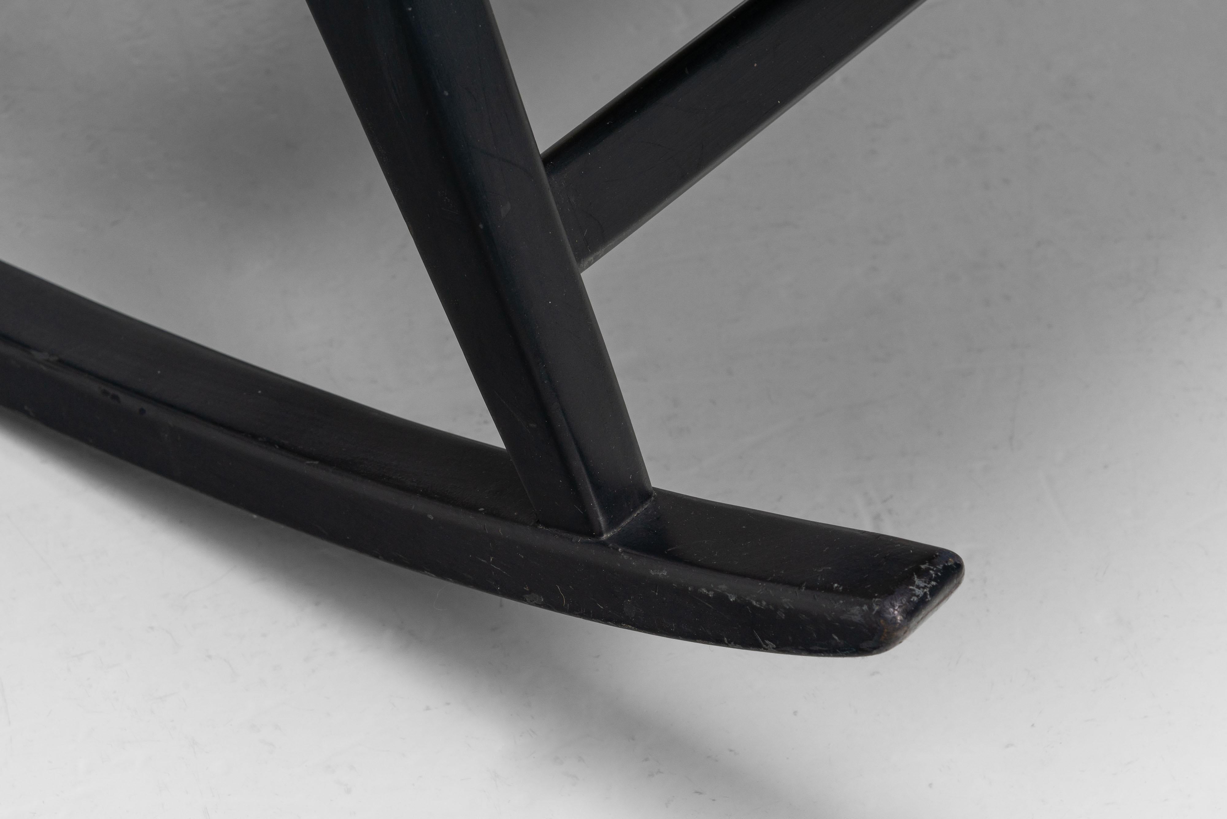 Studio Tecnico Cassina Schaukelstuhl hergestellt in Italien 1955 im Angebot 12