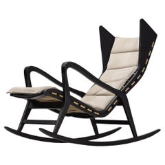 Studio Tecnico Cassina Rocking chair made in Italy 1955
