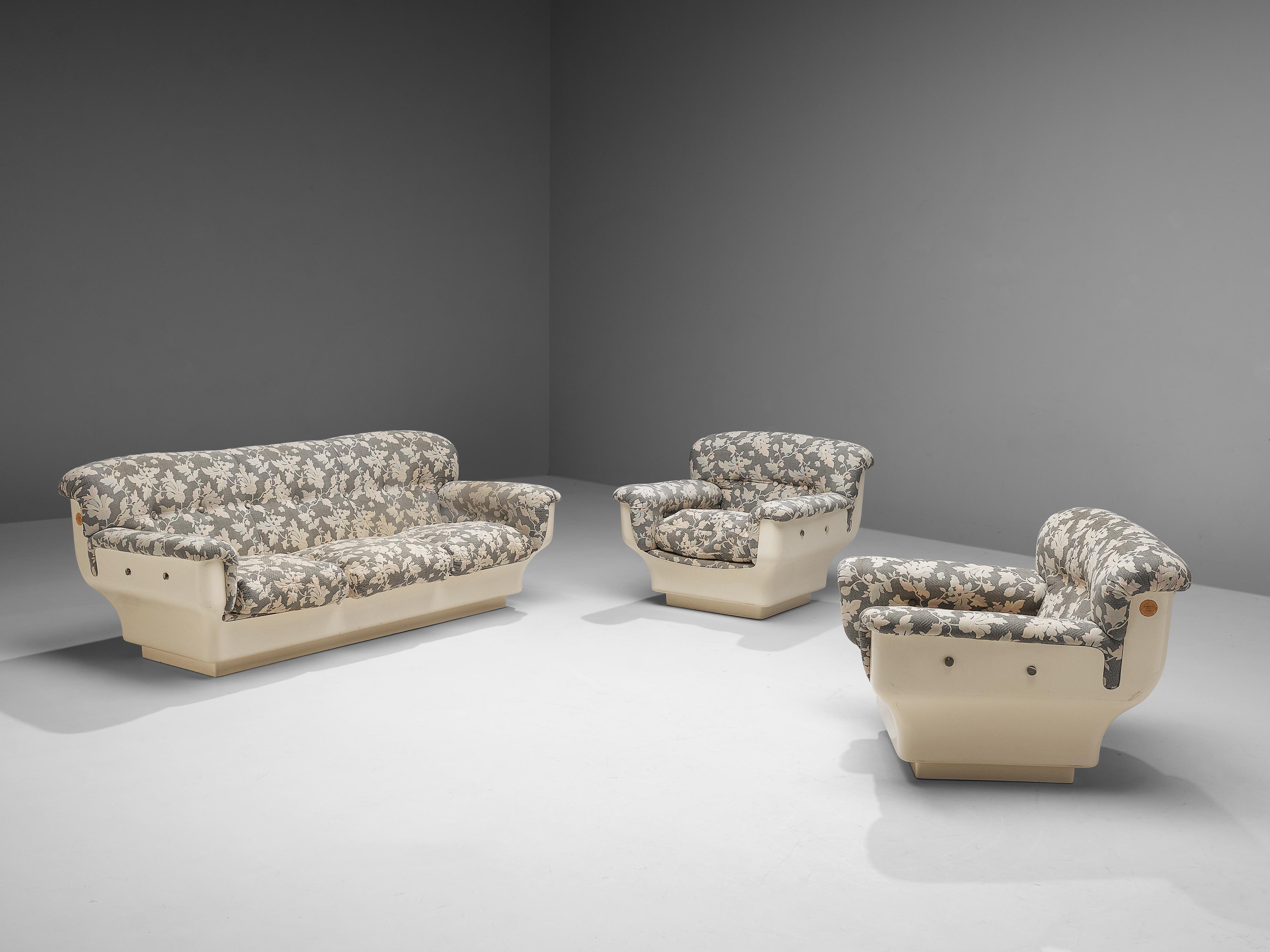 Studio Tecnico für Mobilquattro 'Delta 699' Sofa mit geblümter Polsterung im Angebot 4