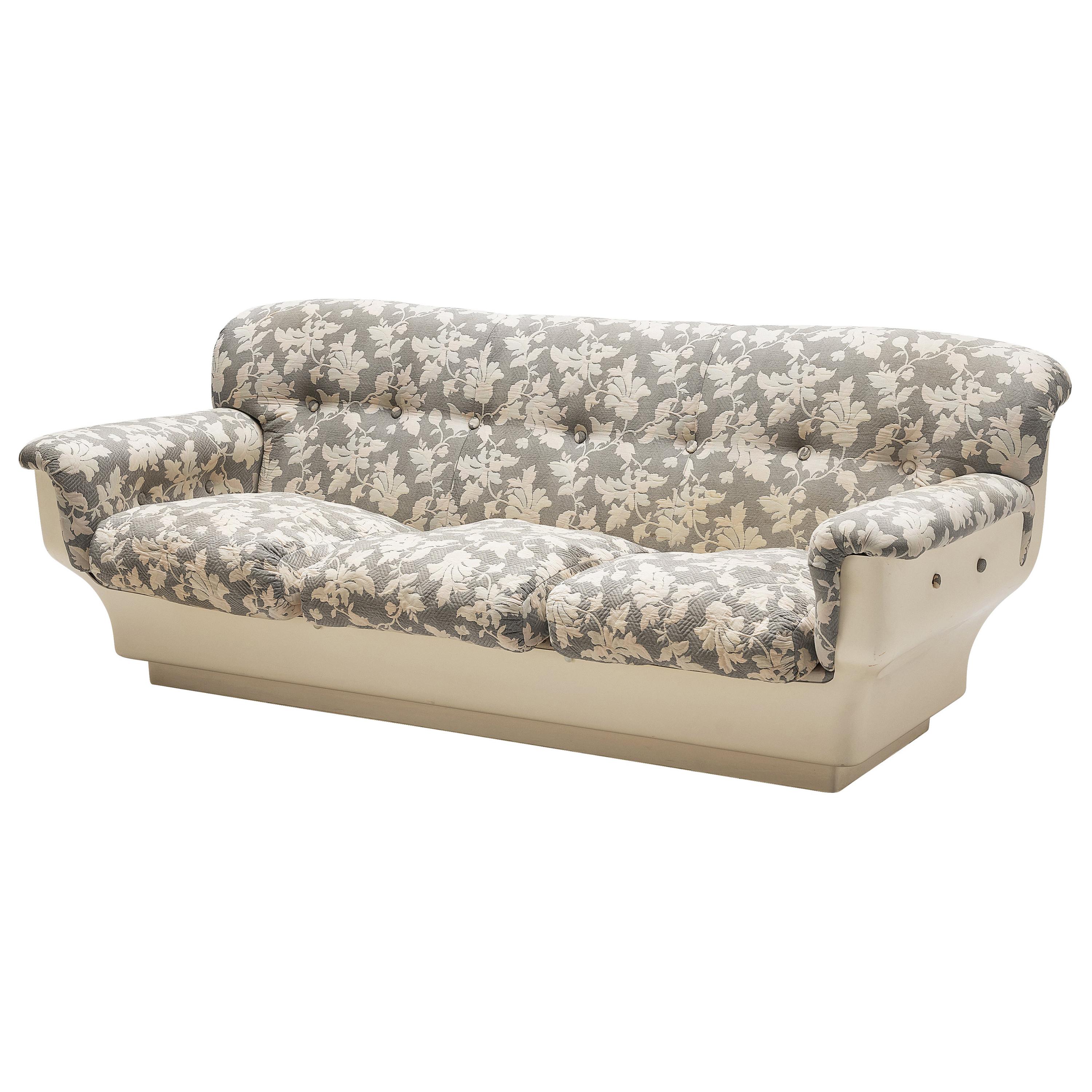 Studio Tecnico für Mobilquattro 'Delta 699' Sofa mit geblümter Polsterung im Angebot